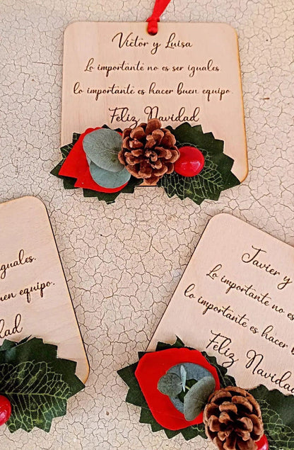 Placas  navideñas