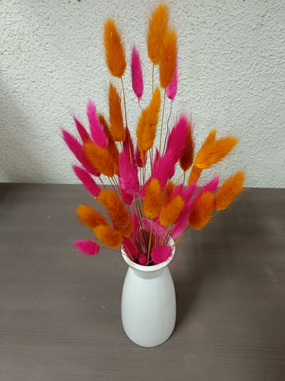 Fluorescent white vase