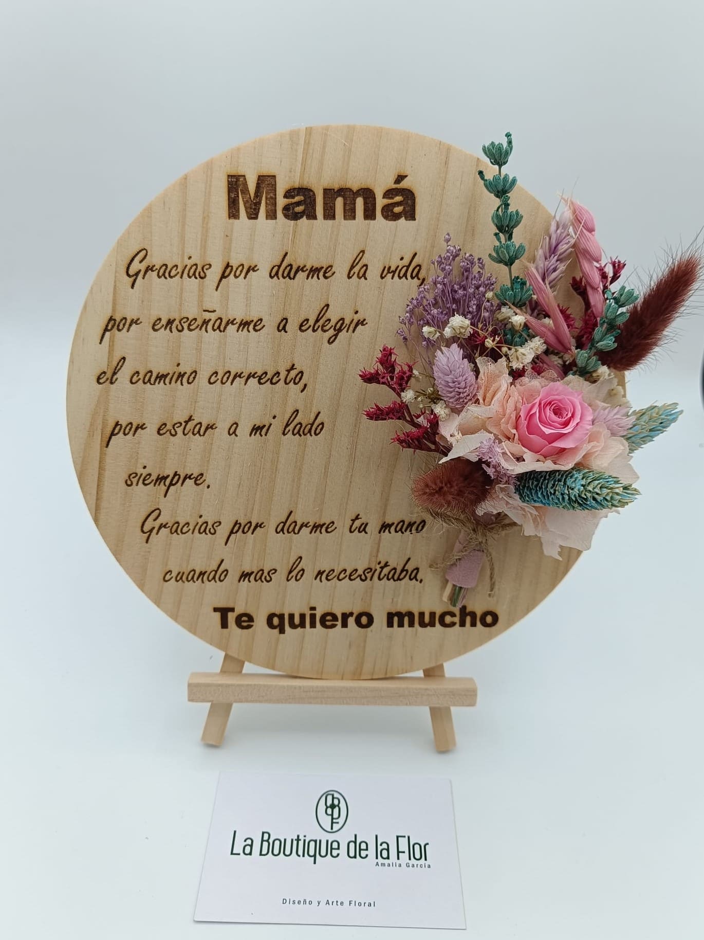 Placas madera personalizada